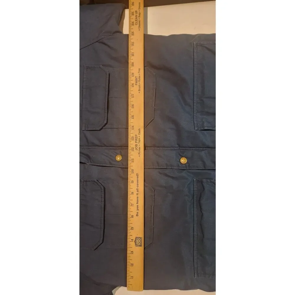 Vtg Woolrich 5 Pocket Parka Coat Jacket Mens M Blue Made In USA